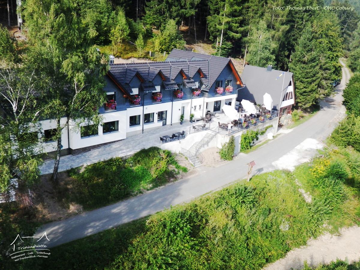 Die Triniushuette "Thueringens Schoenste Aussicht" Rauenstein Exterior foto