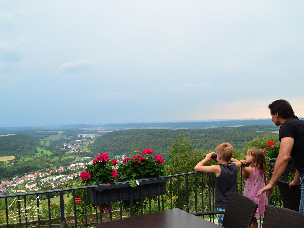 Die Triniushuette "Thueringens Schoenste Aussicht" Rauenstein Exterior foto